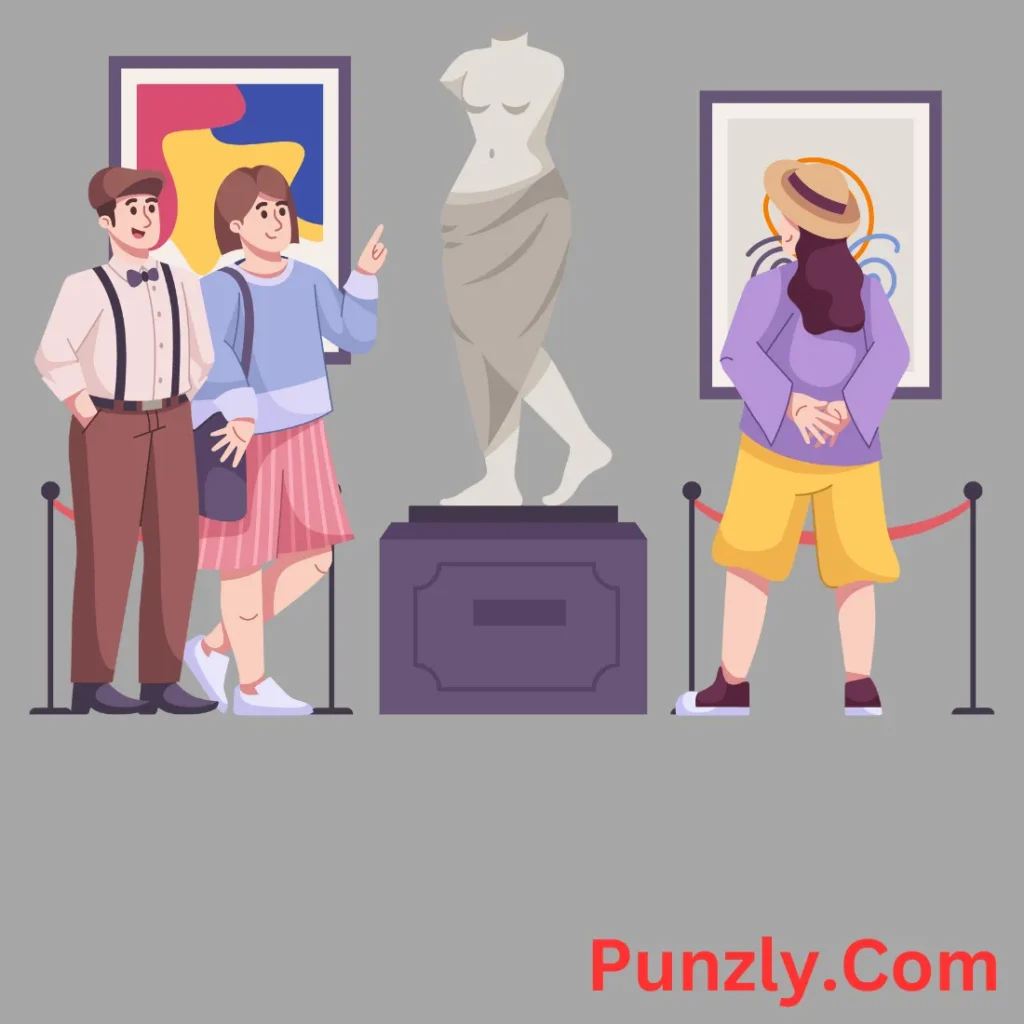 Art Gallery Puns Captions