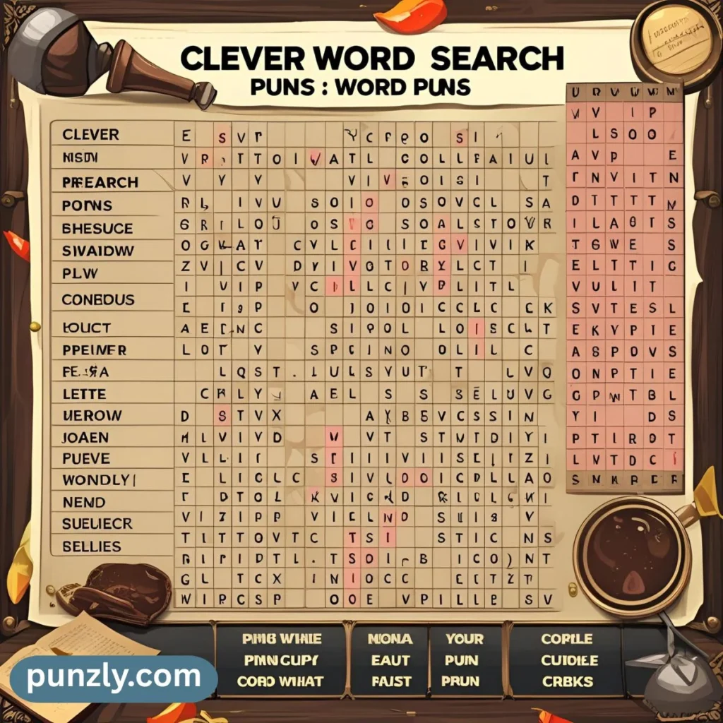 Clever Word Search Puns
