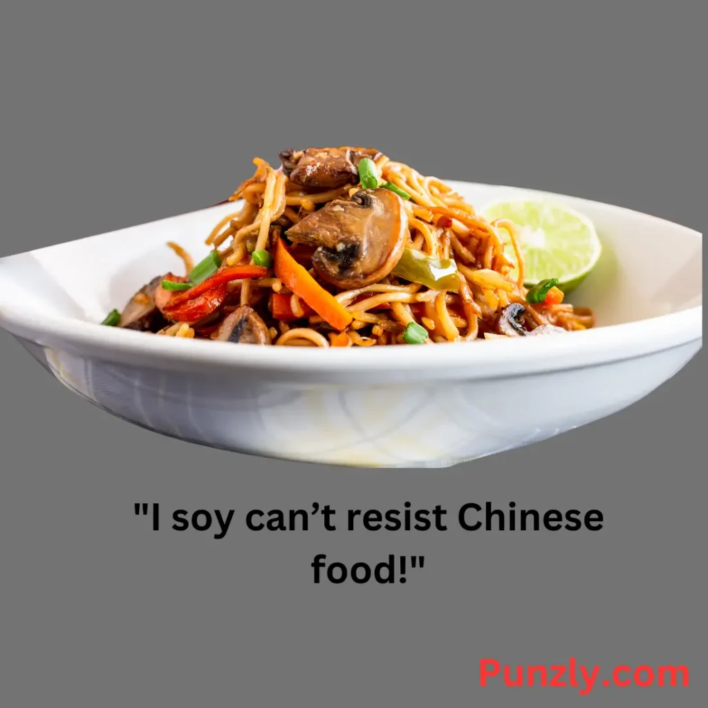 Funny Chinese Food Puns