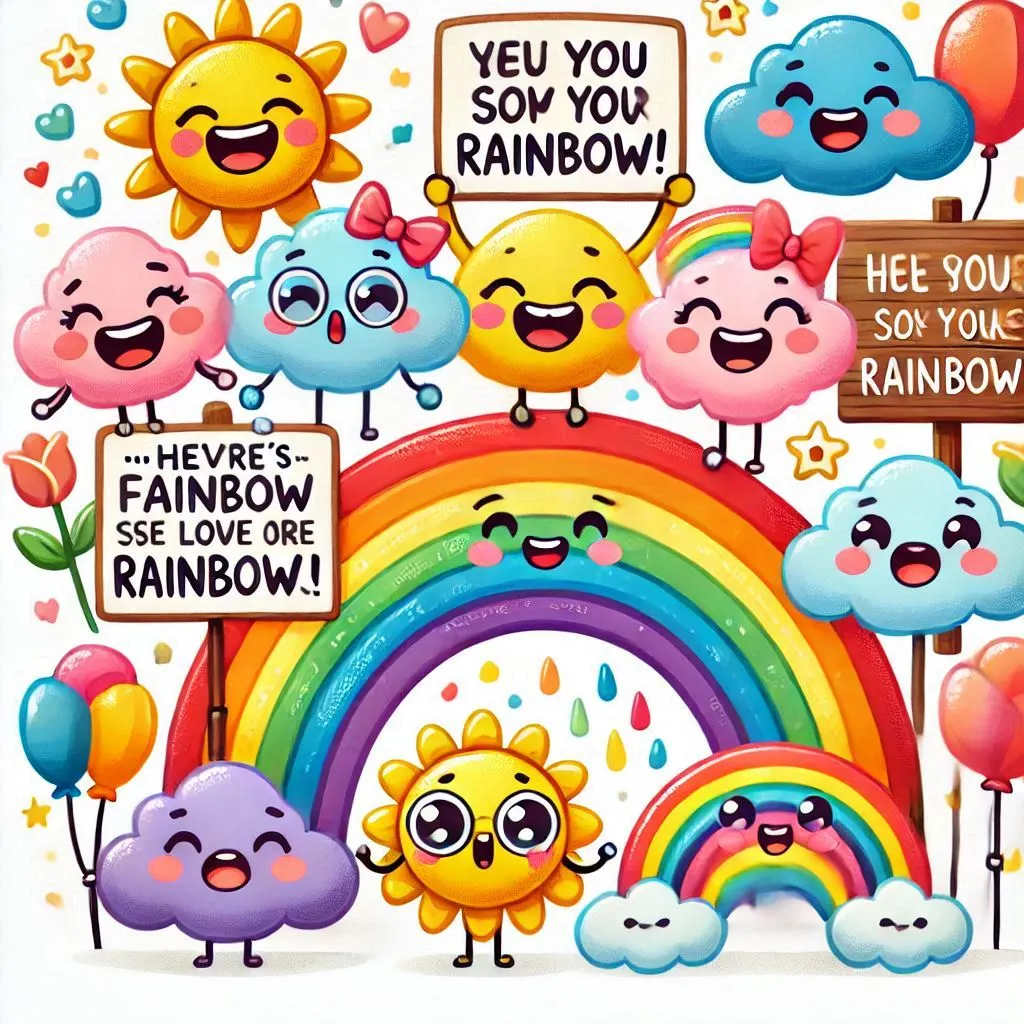 Funny Rainbow Puns