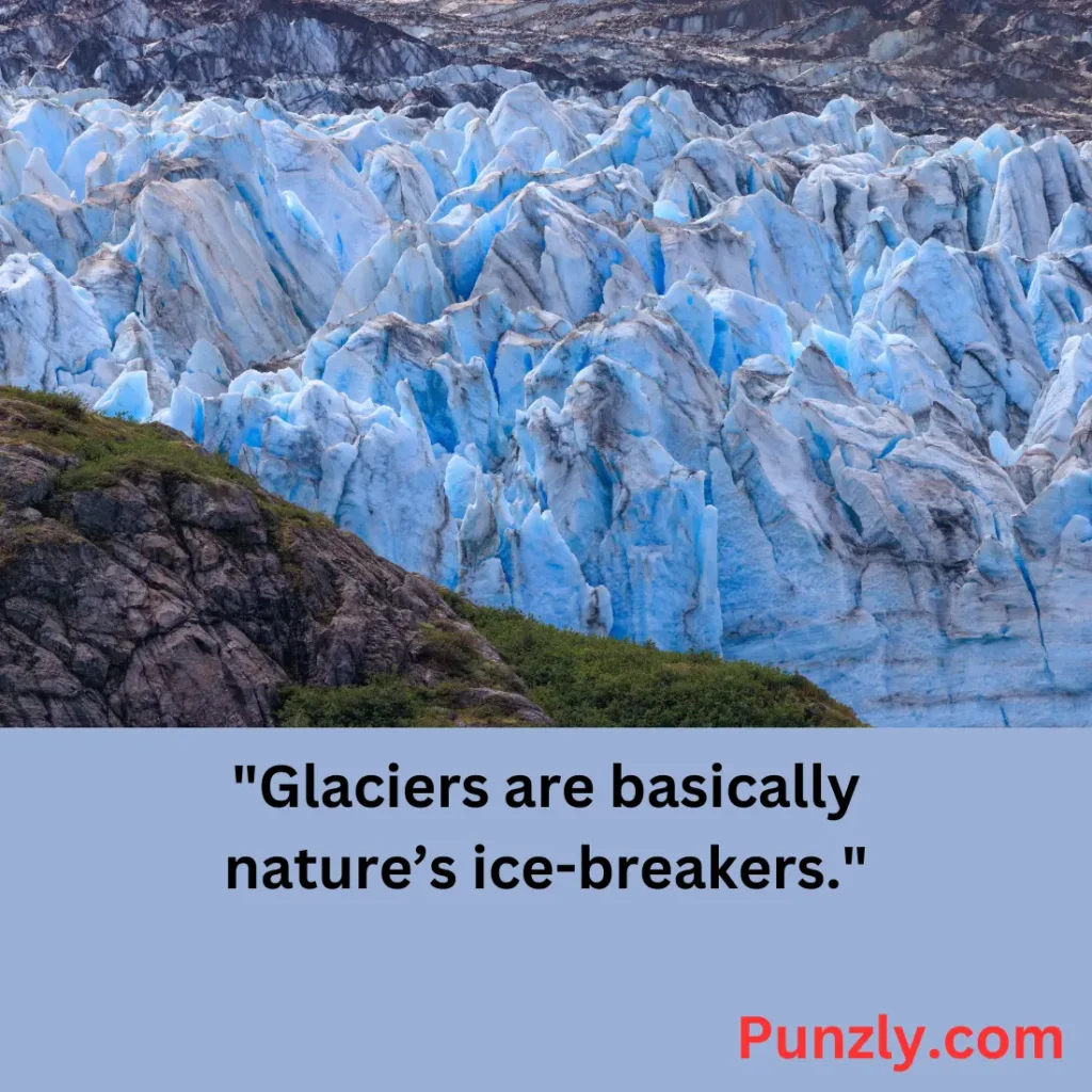 Glacier Puns One