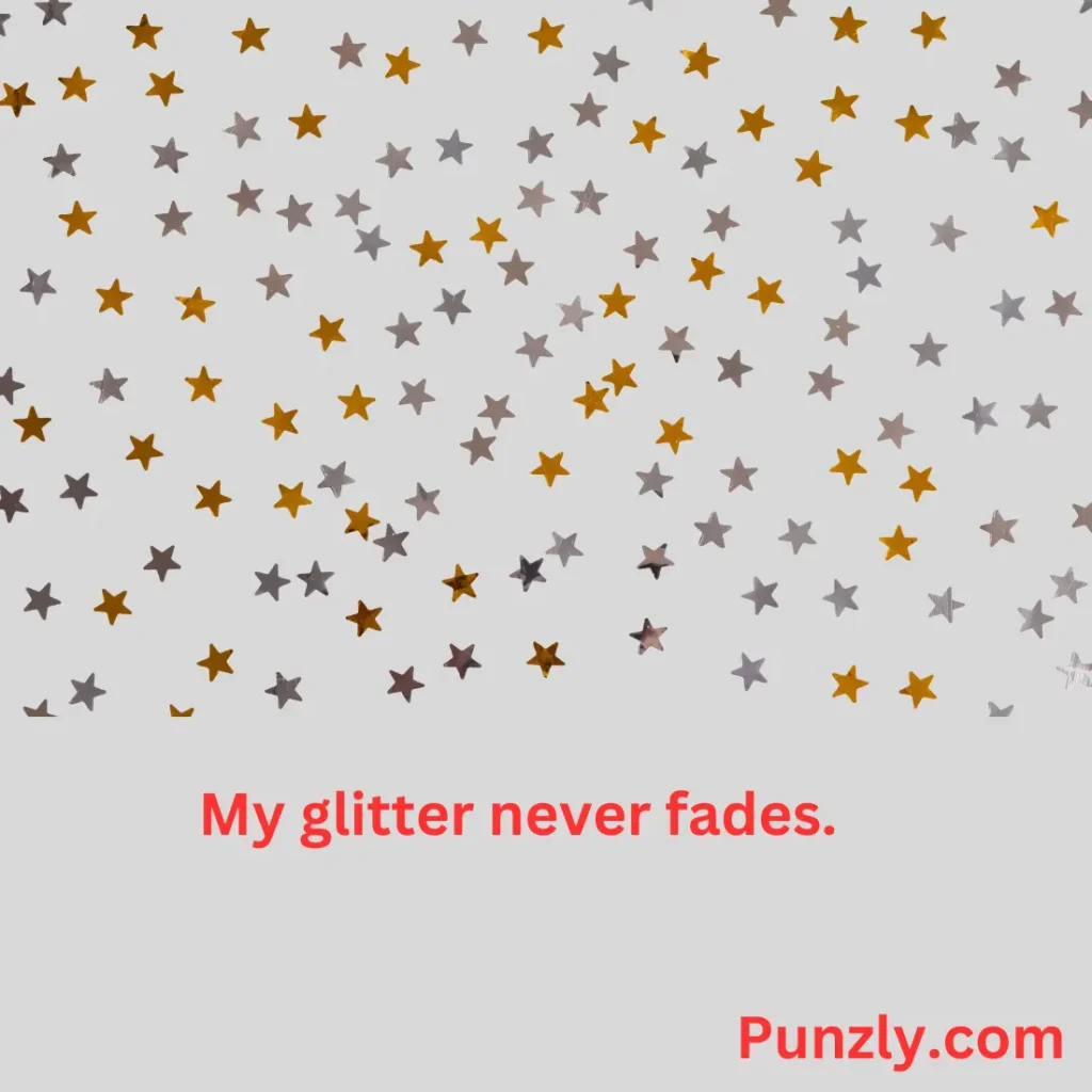 Glitter Puns One