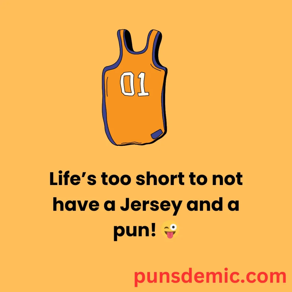 Jersey Puns Captions