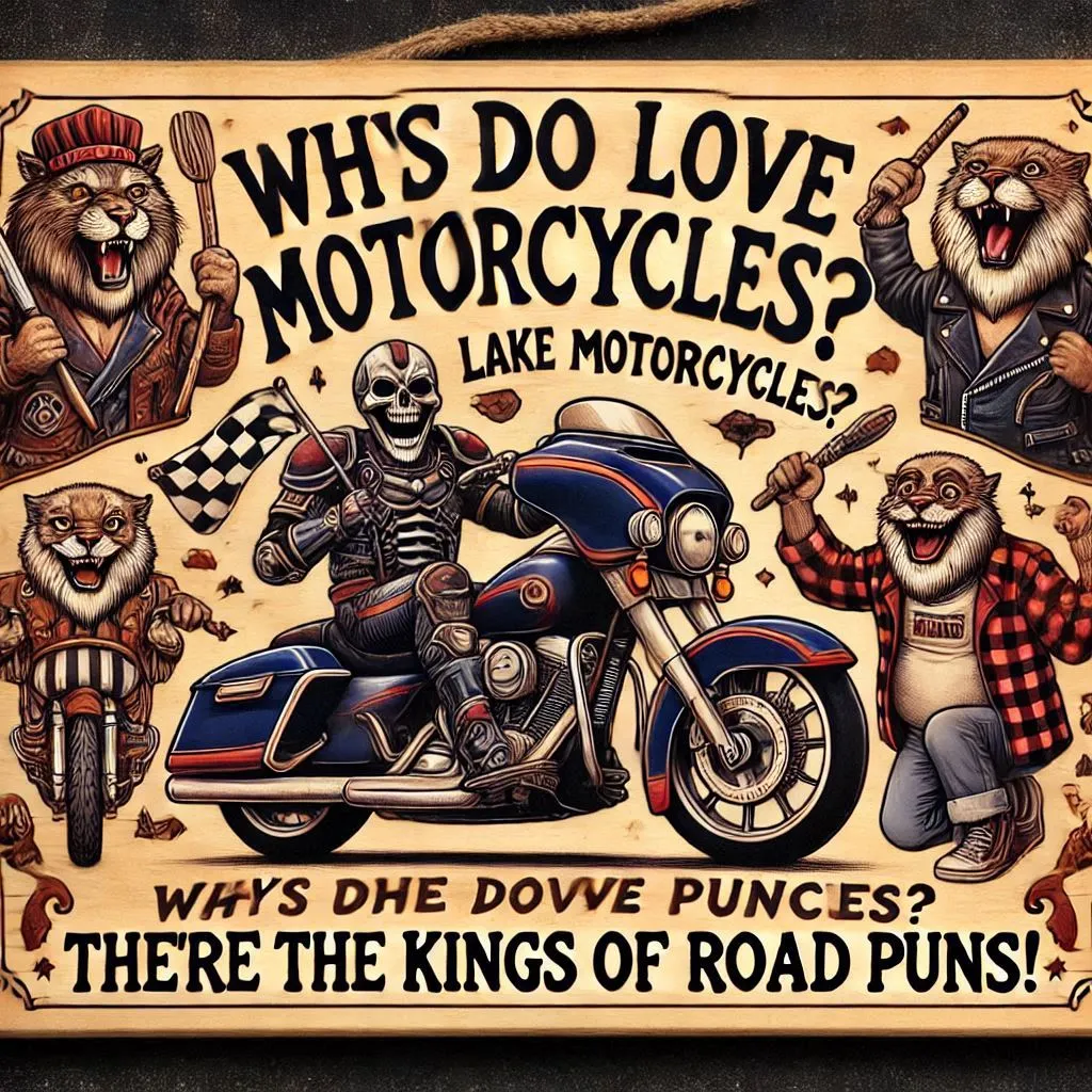Motorcycle Dad Jokes