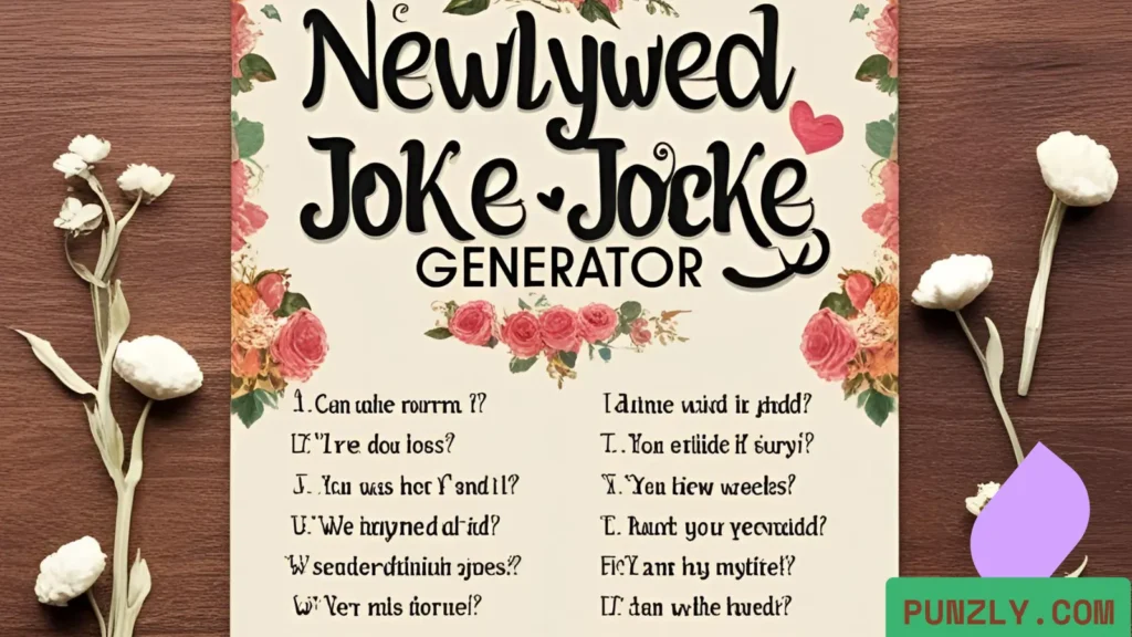 Newlywed jokes