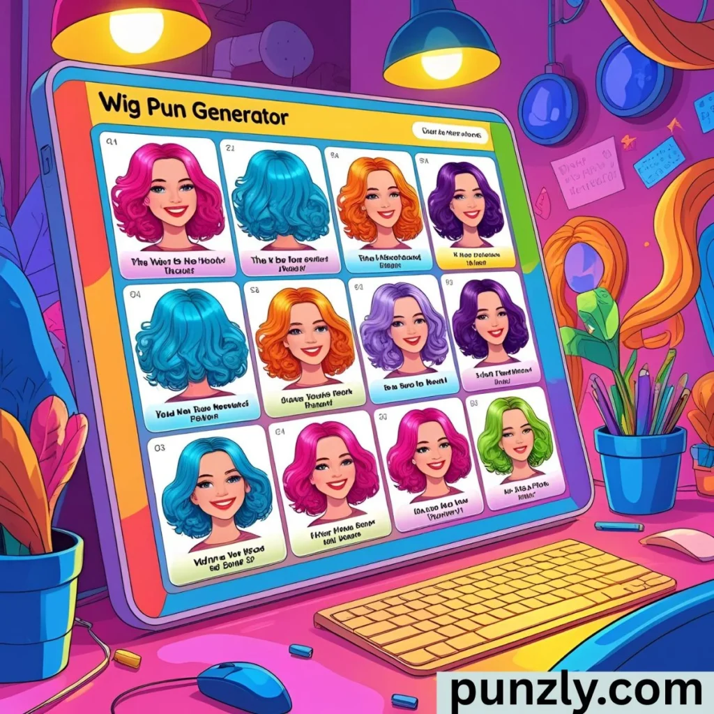Wig Puns Generator