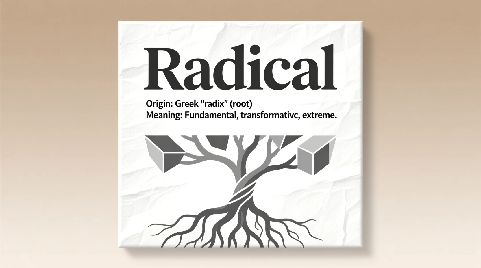 What Does Radical Mean