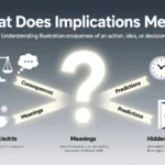What Does Implications Mean
