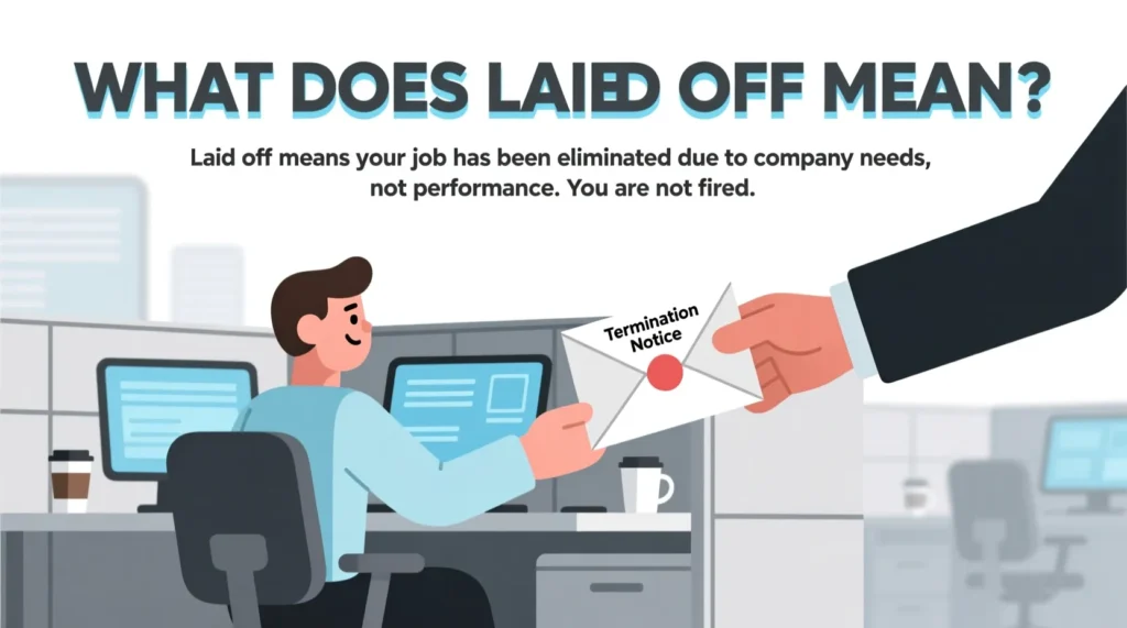 What Does Laid Off Mean