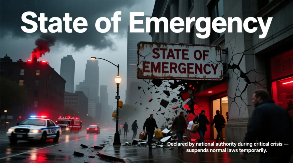 What Does State of Emergency Mean